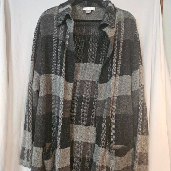 CJ Banks Sweaters - CJ Banks Womens Cardigan Sweater Open Front Long Sleeve Plus Size 2X